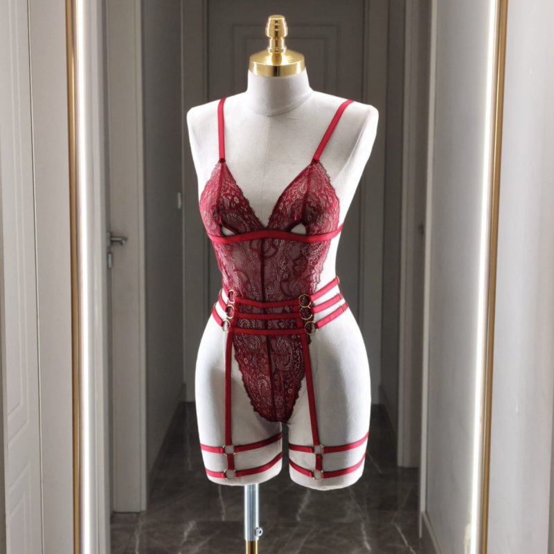 Rayda Fantasy Dantel Detaylı Aksesuar Setli Özel Tasarım Takım