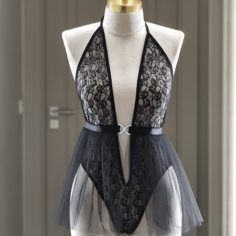 Rayda Fantasy Dantel Detaylı Tül Etekli Özel Tasarım Takım