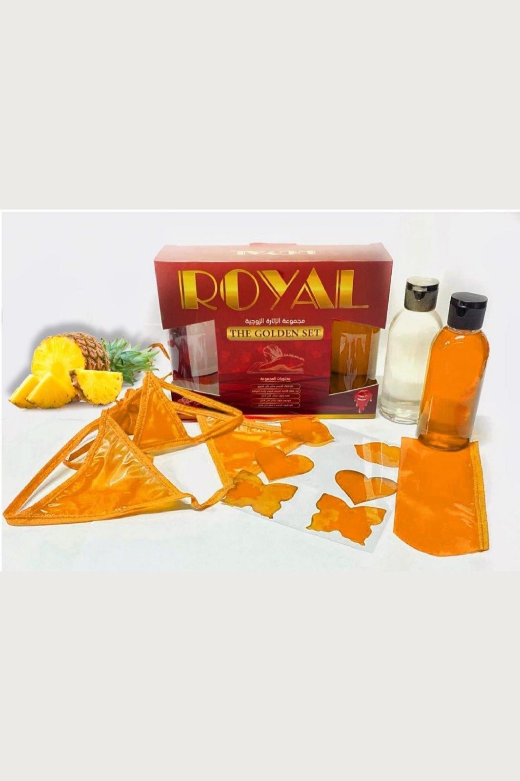 Royal Golden Set Yiyilebilir İç Çamaşırı & Aromalı Romantik Hediye Seti