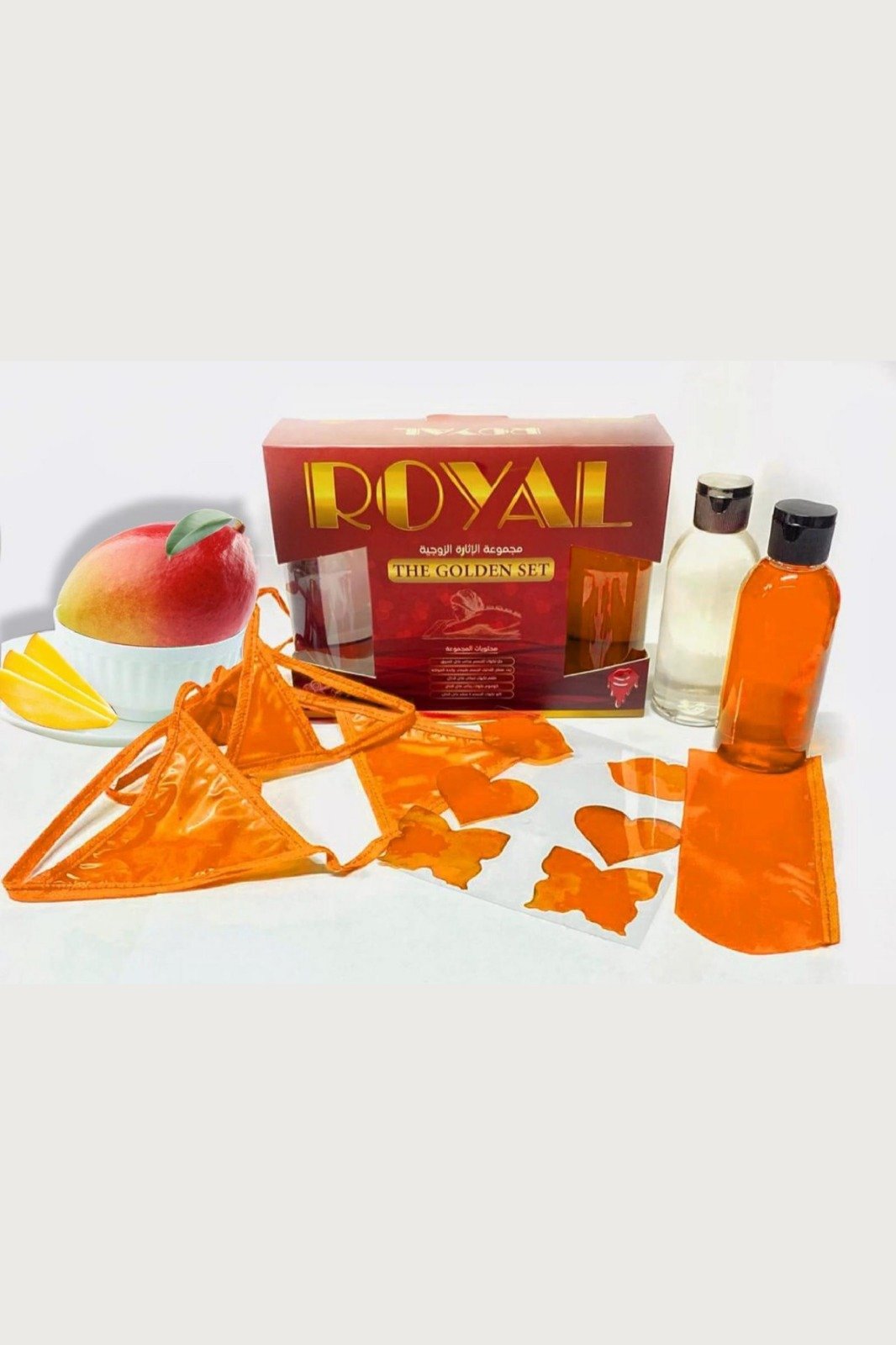 Royal Golden Set Yiyilebilir İç Çamaşırı & Aromalı Romantik Hediye Seti